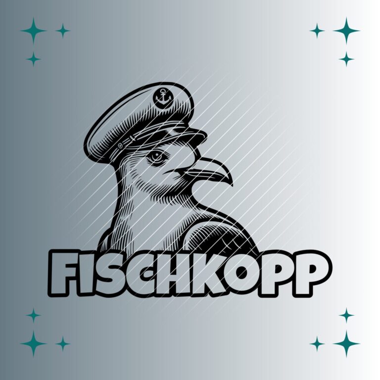 Fischkopp Seemöwe Matrosenmütze | Plotterdatei | SVG & PNG