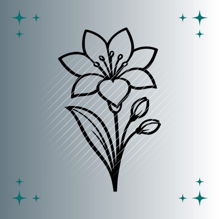 Frühlingsblume #2 | Plotterdatei | SVG & PNG