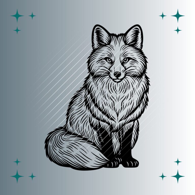 Fuchs | Plotterdatei | SVG & PNG