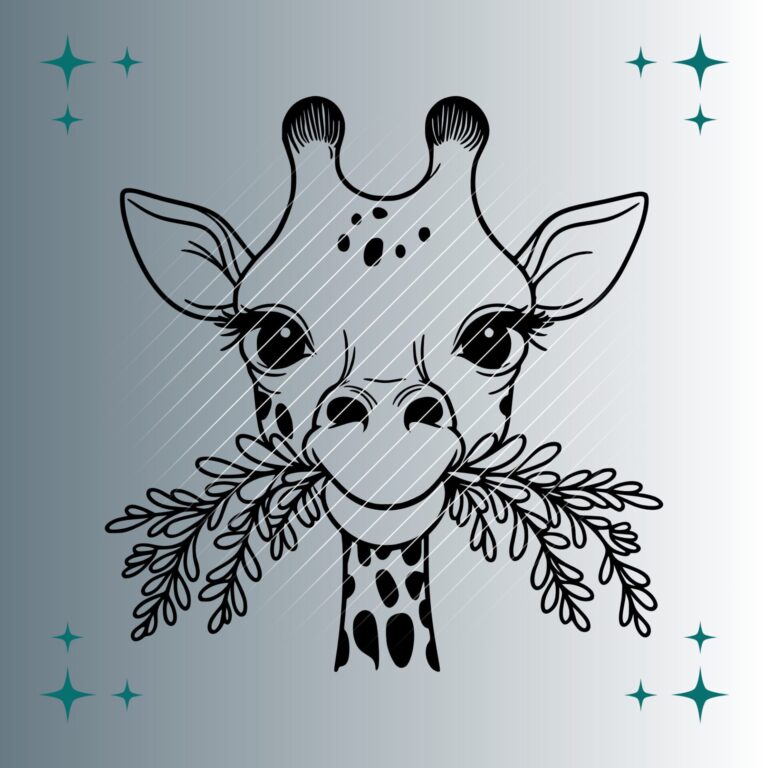 Giraffe #5 | Plotterdatei | SVG & PNG