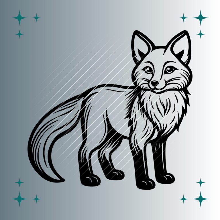 Happy Fuchs | Plotterdatei | SVG & PNG