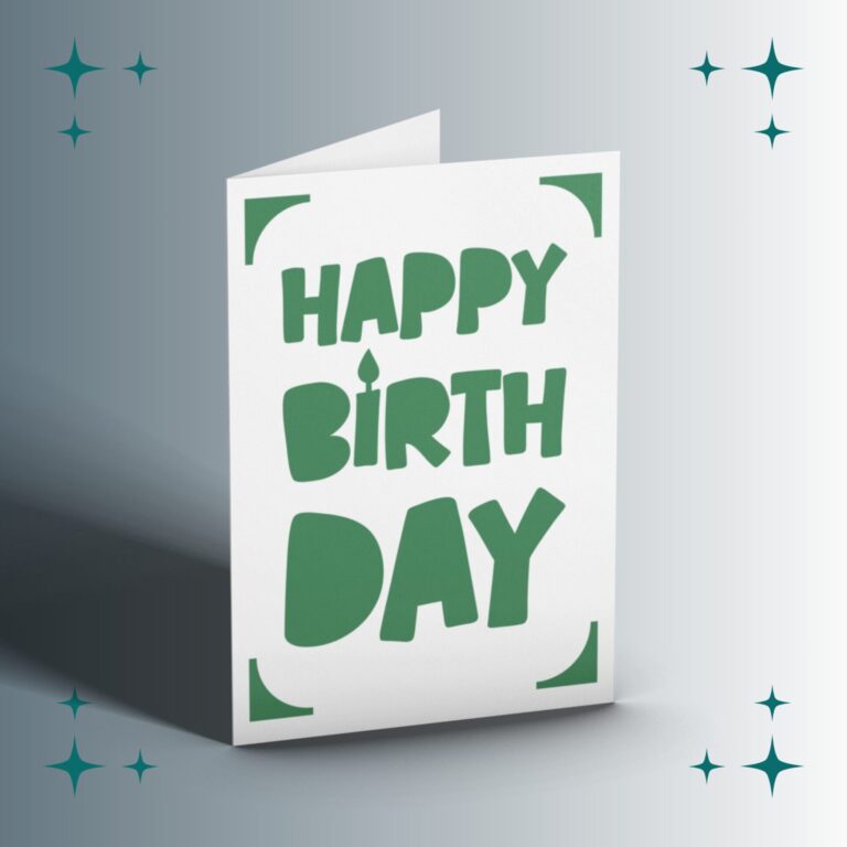 Karte Happy Birthday | Plotterdatei | SVG & PNG