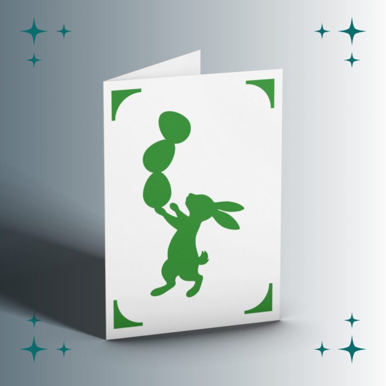 Karte Hase Eier | Plotterdatei | SVG & PNG