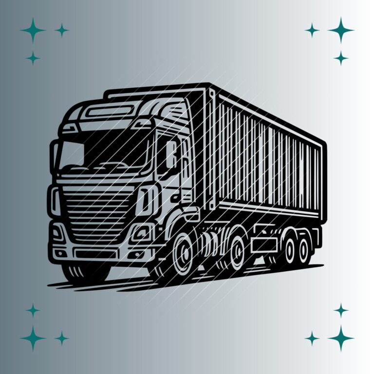 LKW #2 | Plotterdatei | SVG & PNG