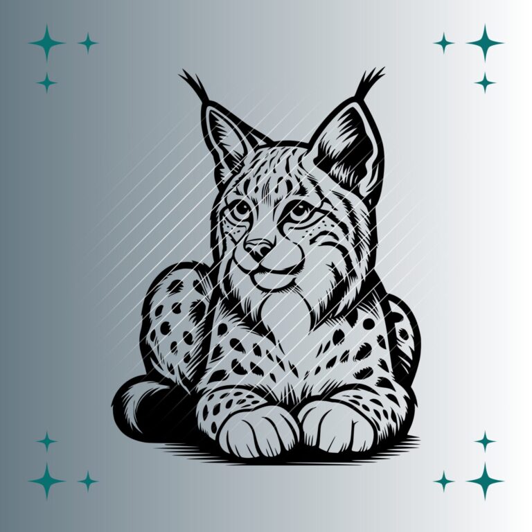 Luchs #3 | Plotterdatei | SVG & PNG