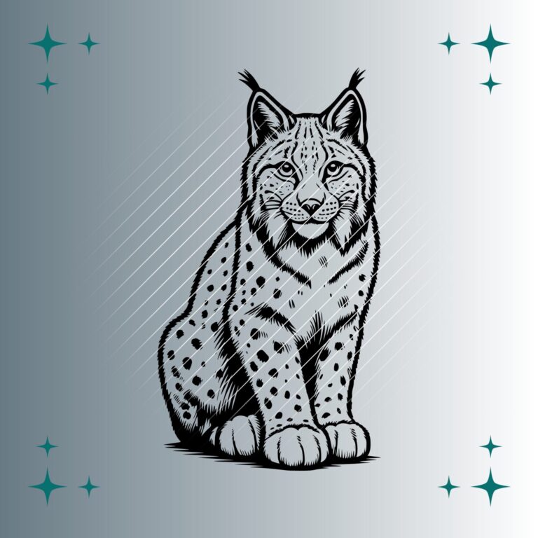 Luchs #4 | Plotterdatei | SVG & PNG