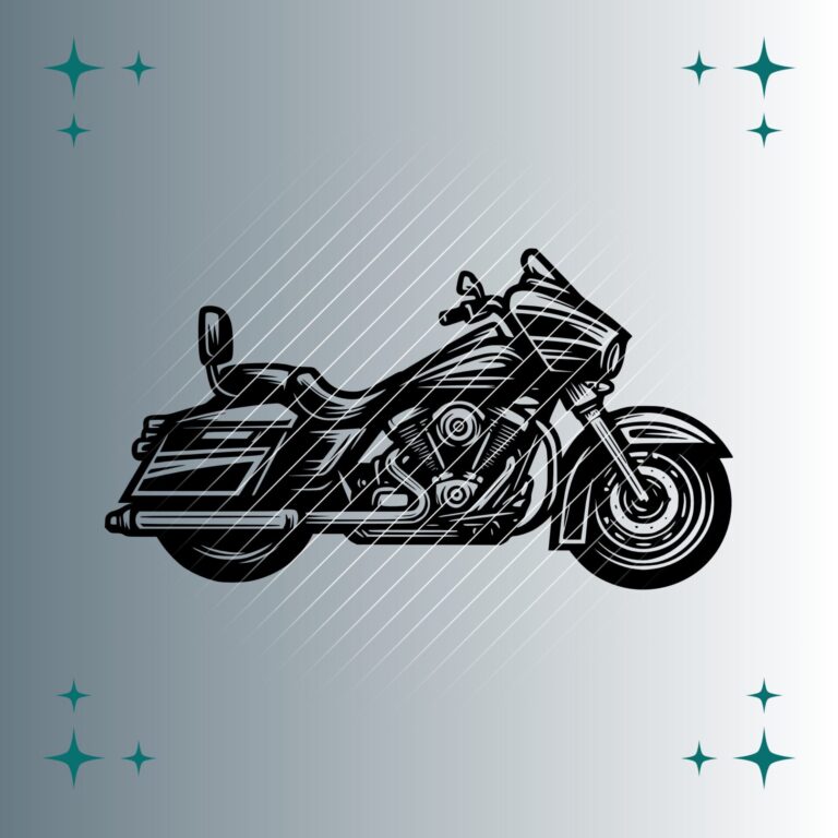 Motorrad | Plotterdatei | SVG & PNG