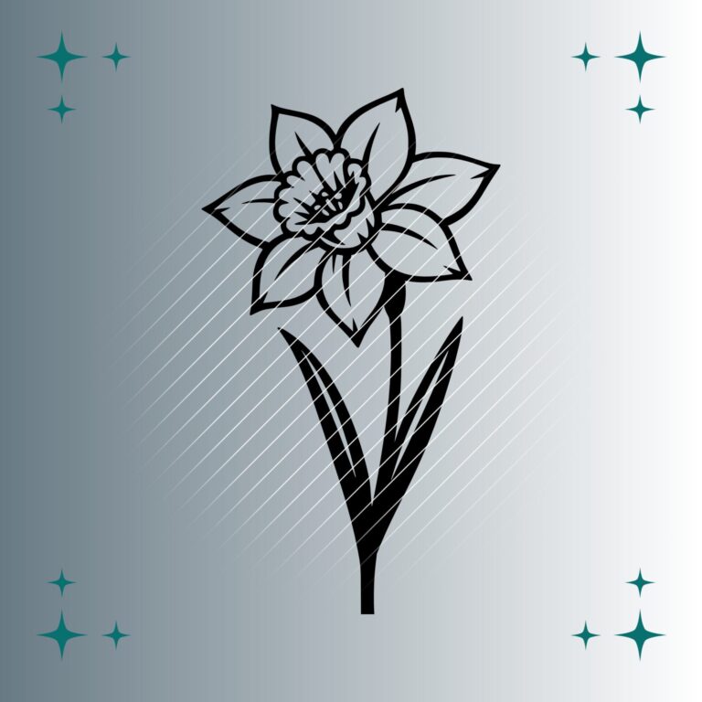 Narzisse | Plotterdatei | SVG & PNG