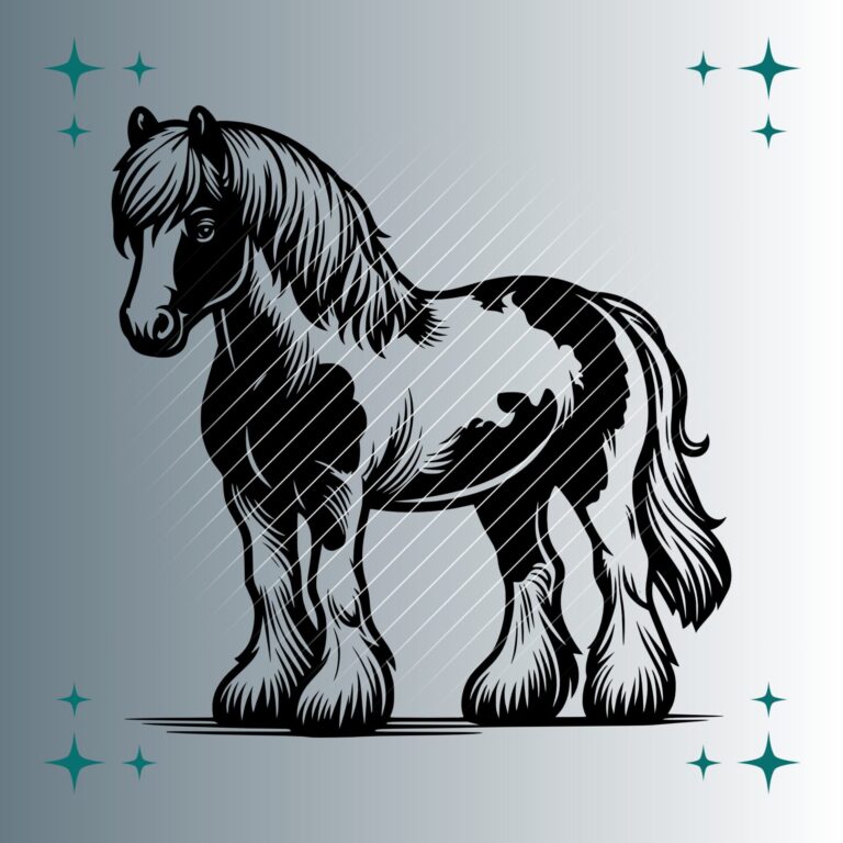 Pferd #5 | Plotterdatei | SVG & PNG