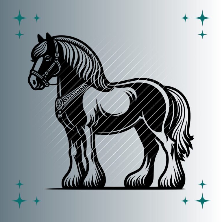 Pferd #6 | Plotterdatei | SVG & PNG