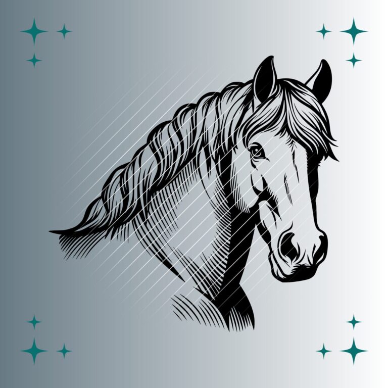 Pferd #7 | Plotterdatei | SVG & PNG