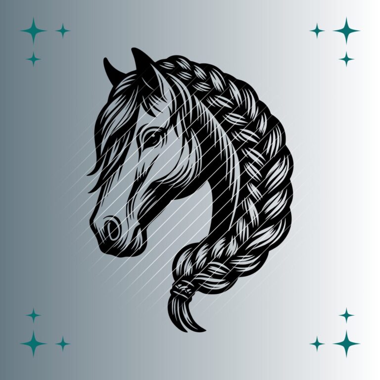 Pferd #8 | Plotterdatei | SVG & PNG