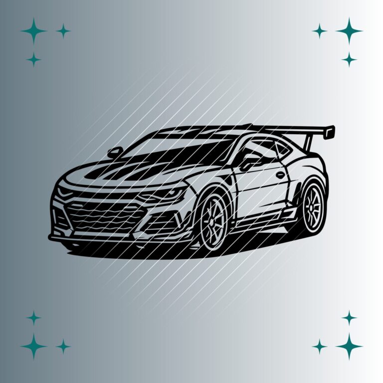 Rennauto #2 | Plotterdatei | SVG & PNG