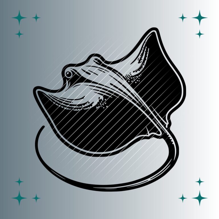 Rochen #2 | Plotterdatei | SVG & PNG