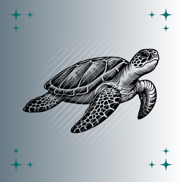 Schildkröte #5 | Plotterdatei | SVG & PNG