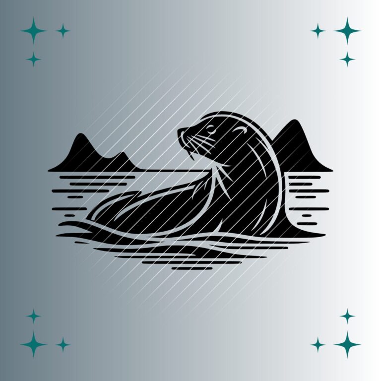 Seelöwe | Plotterdatei | SVG & PNG