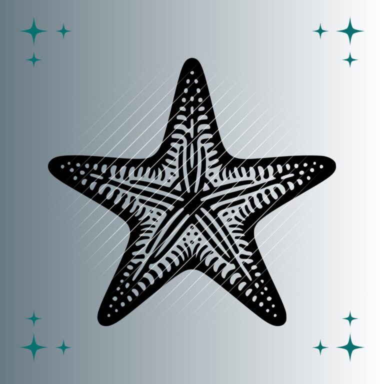Seestern #2 | Plotterdatei | SVG & PNG
