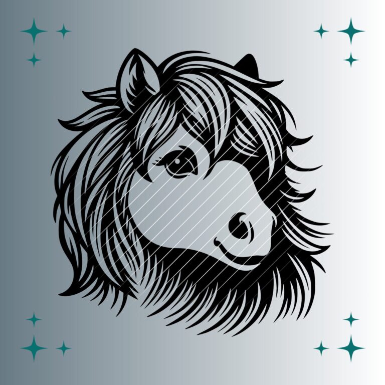 Shetlandpony #5 | Plotterdatei | SVG & PNG