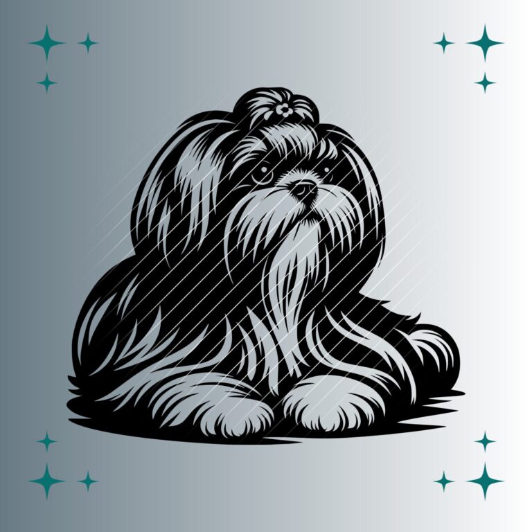 Shih Tzu #4 | Plotterdatei | SVG & PNG