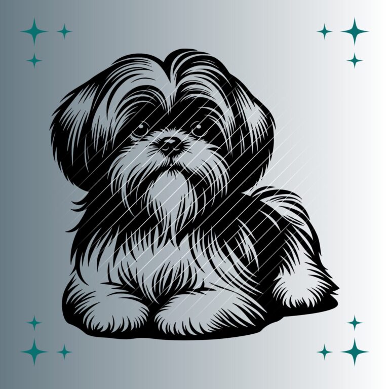 Shih Tzu #5 | Plotterdatei | SVG & PNG