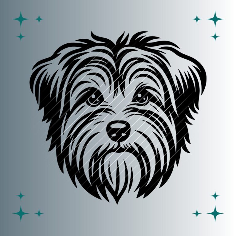 Tibet Terrier #2 | Plotterdatei | SVG & PNG