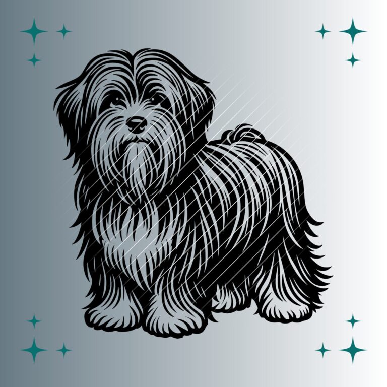 Tibet Terrier | Plotterdatei | SVG & PNG
