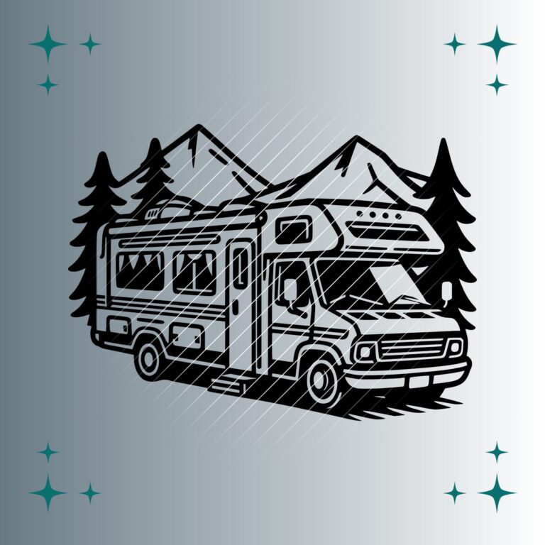 Wohnmobil #2 | Plotterdatei | SVG & PNG
