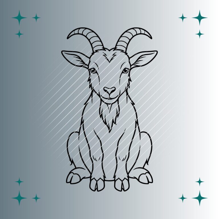 Ziege #2 | Plotterdatei | SVG & PNG