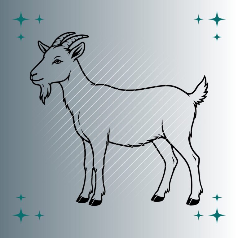 Ziege | Plotterdatei | SVG & PNG
