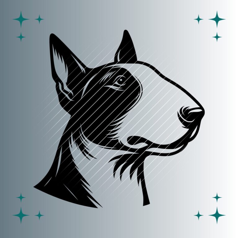 English Bull Terrier | Plotterdatei | SVG & PNG