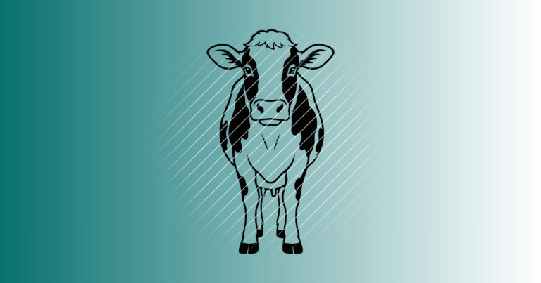 Fleckvieh Kuh #2 | Plotterdatei | SVG & PNG