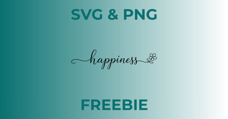 Happiness | Kostenlose Plotterdatei | SVG & PNG