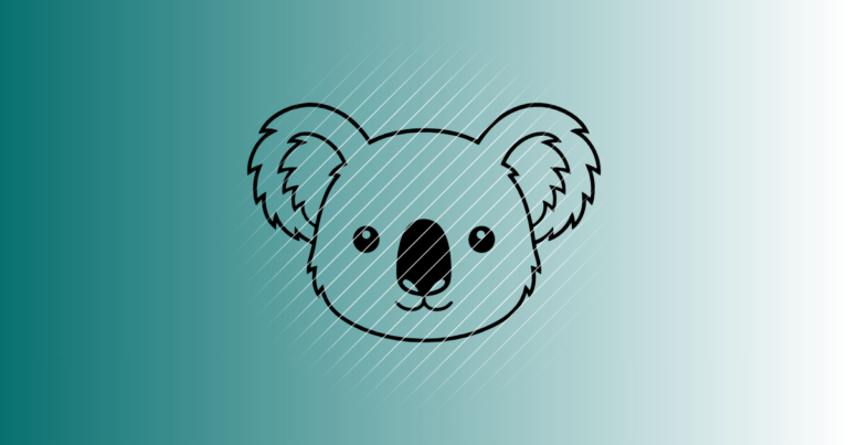 Happy Koala | Plotterdatei | SVG & PNG