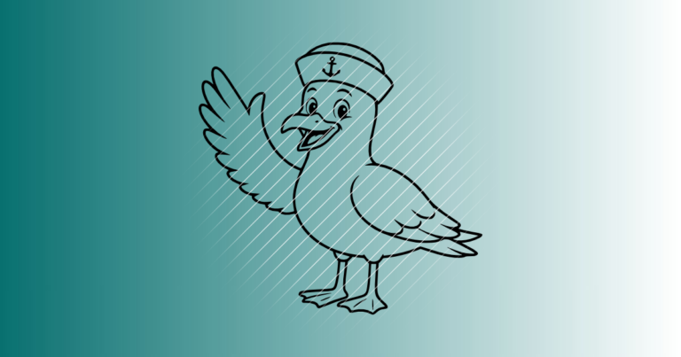 Happy Möwe | Plotterdatei | SVG & PNG