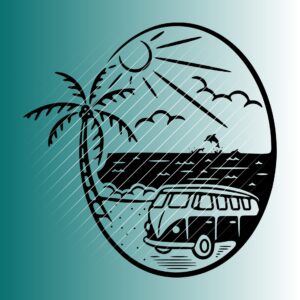 Camper | Plotterdatei | SVG & PNG