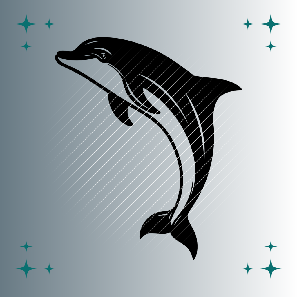 Delfin #2 | Plotterdatei | SVG & PNG
