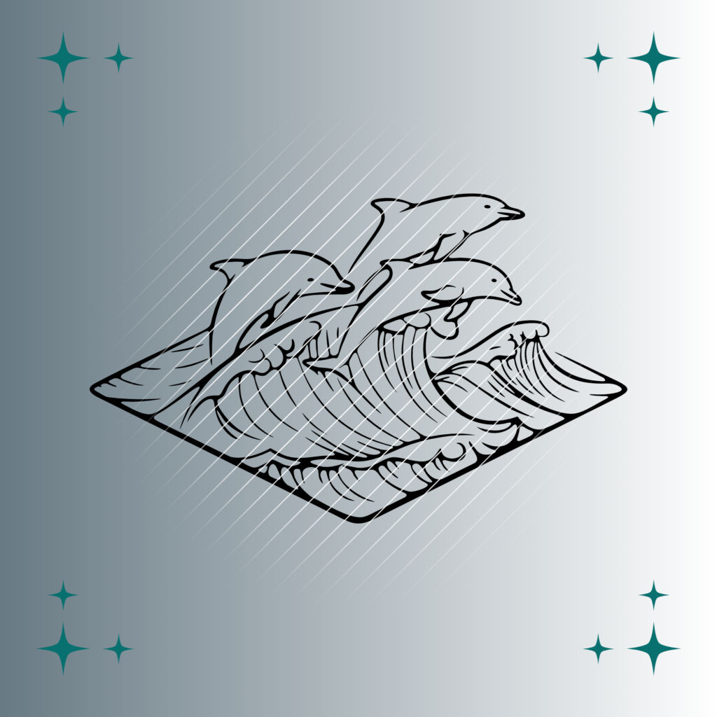 Delfine | Plotterdatei | SVG & PNG