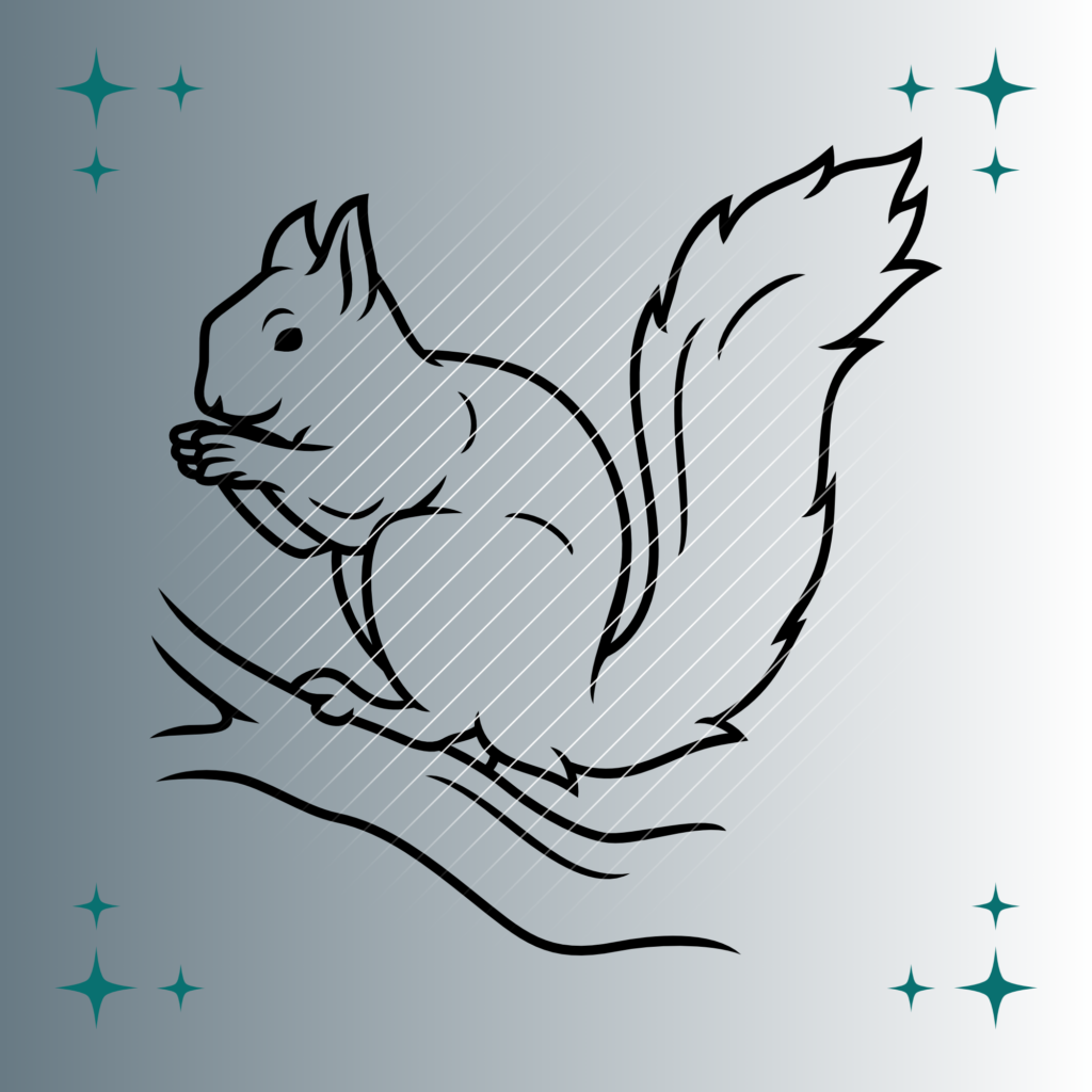 Eichhörnchen #2 | Plotterdatei | SVG & PNG