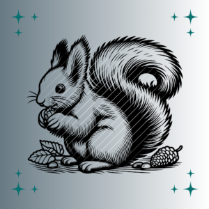 Eichhörnchen #3 | Plotterdatei | SVG & PNG
