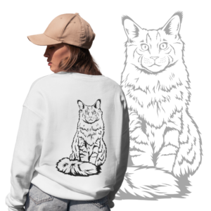 Maine Coon Katze | Plotterdatei | SVG & PNG