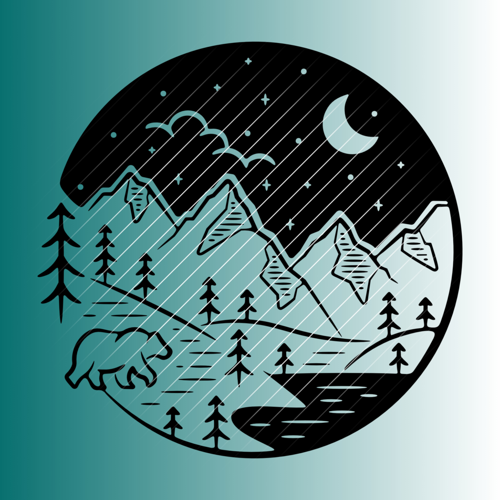 Grizzlybär | Plotterdatei | SVG & PNG