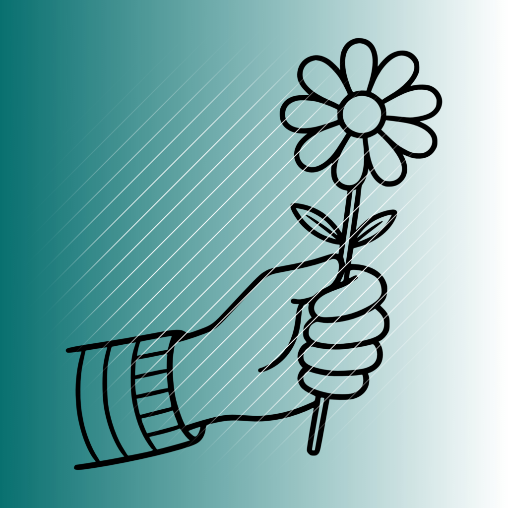 Hand Blume | Plotterdatei | SVG & PNG