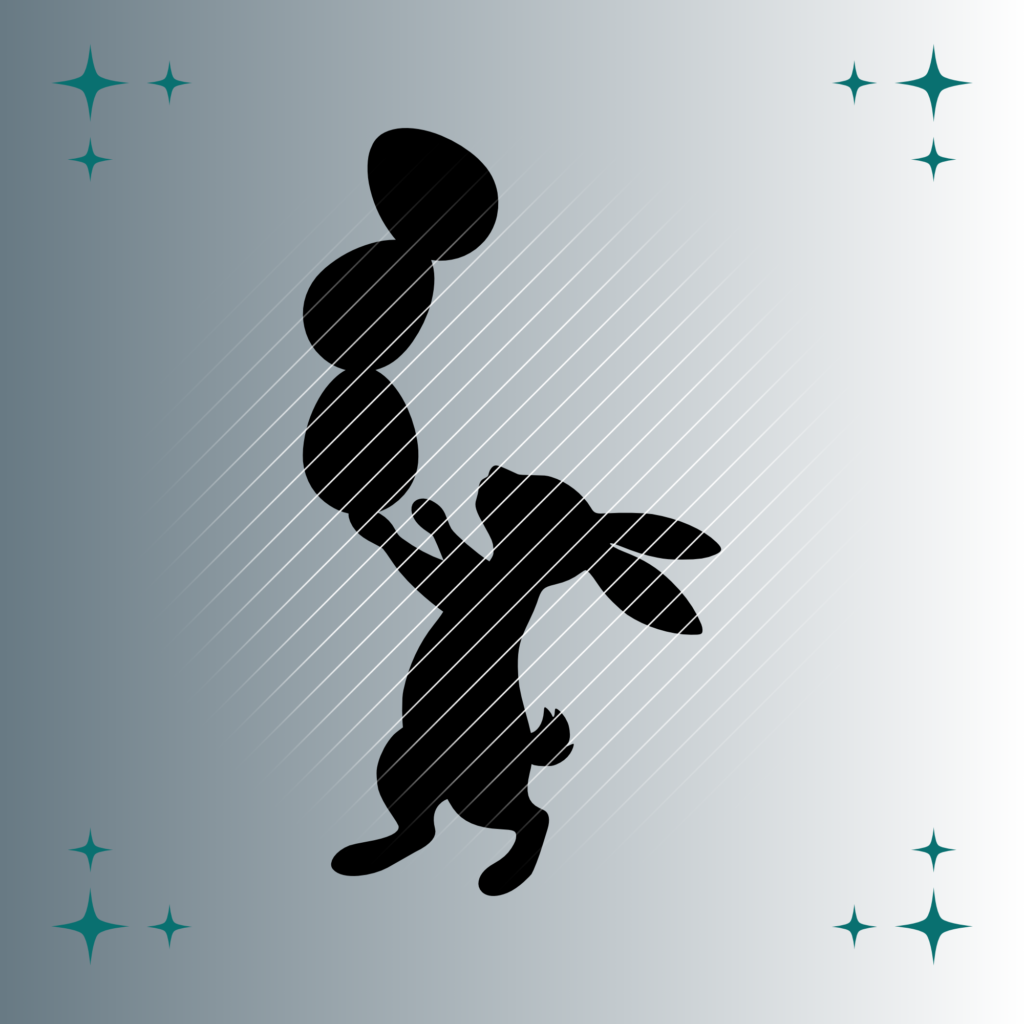 Hase Eier Silhouette | Plotterdatei | SVG & PNG