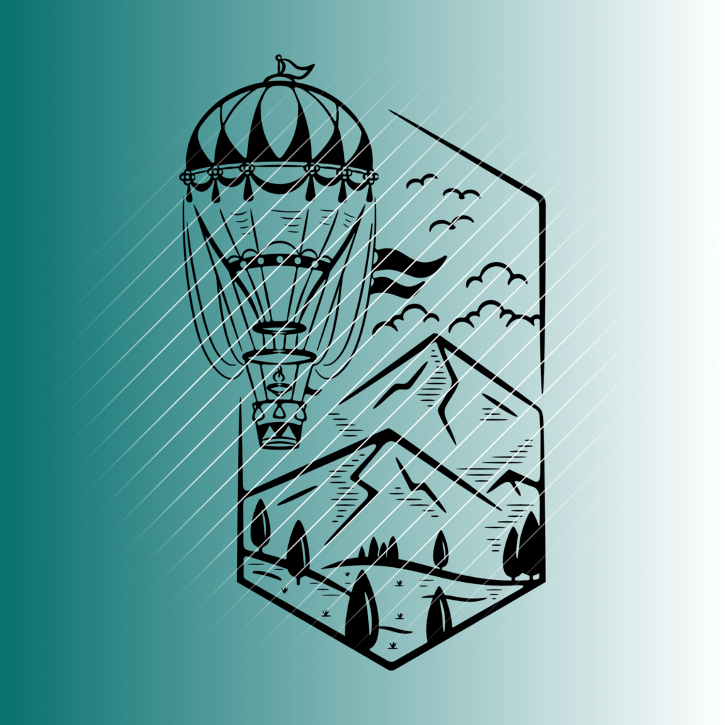 Heißluftballon | Plotterdatei | SVG & PNG