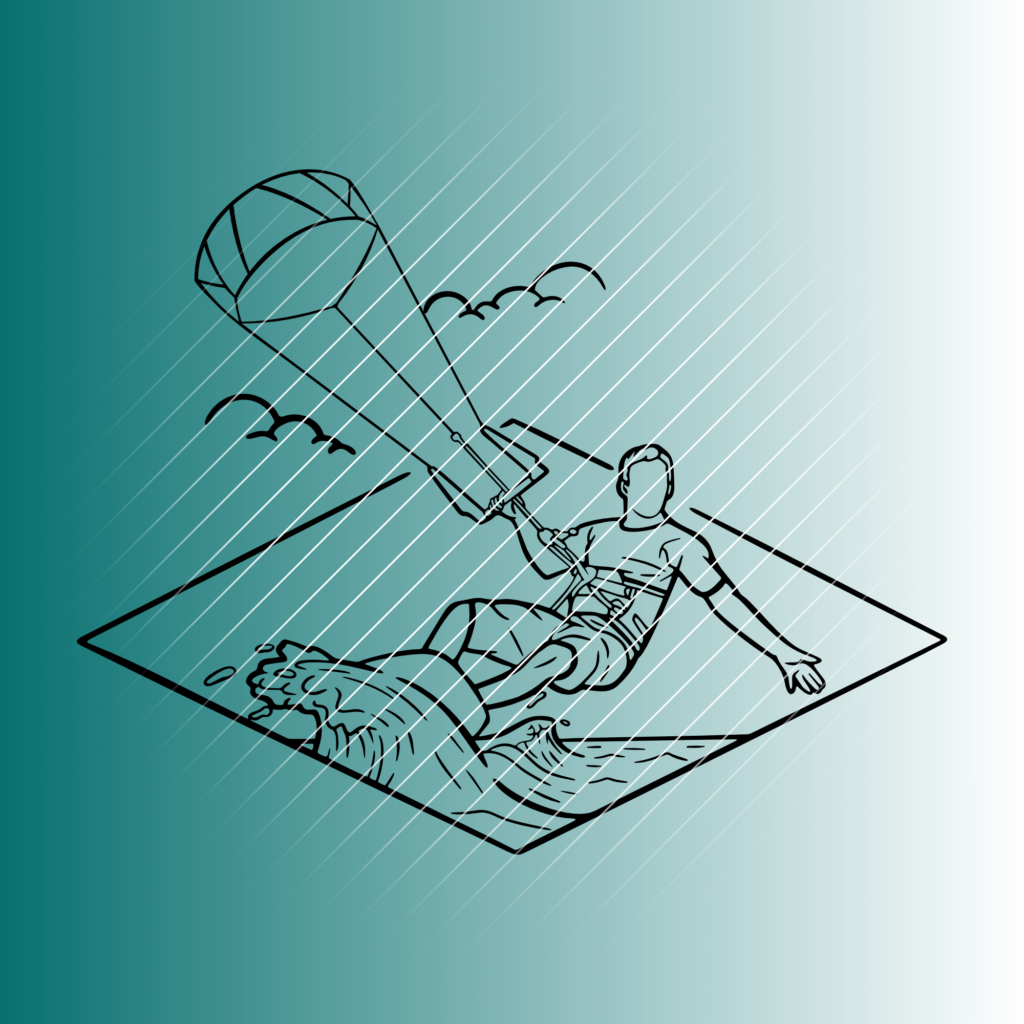 Kitesurfer | Plotterdatei | SVG & PNG