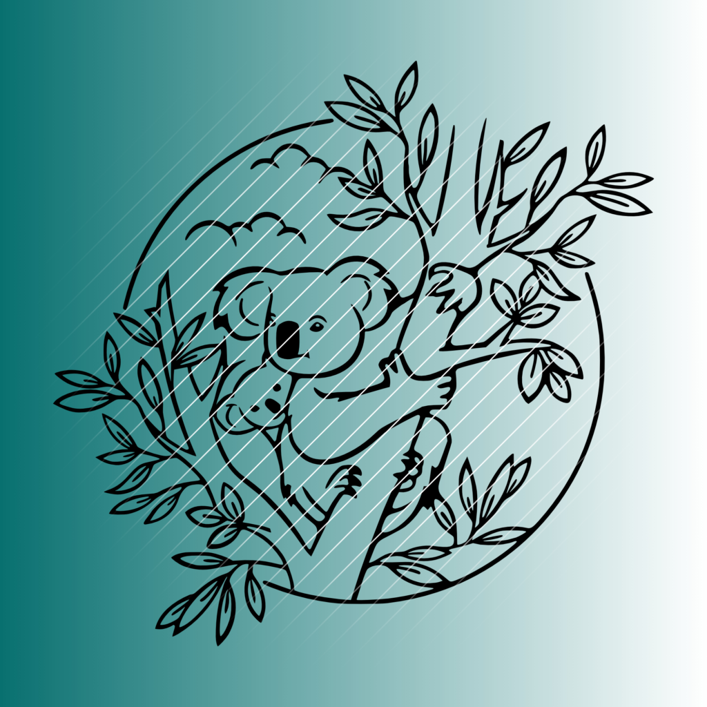 Koalas | Plotterdatei | SVG & PNG