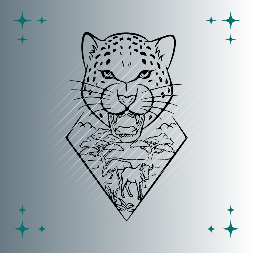 Leopard & Gnus | Plotterdatei | SVG & PNG