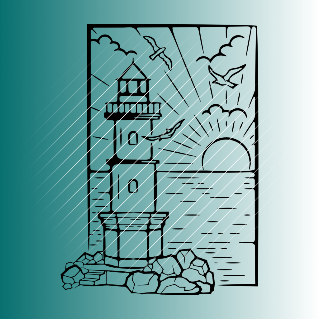 Leuchtturm #2 | Plotterdatei | SVG & PNG