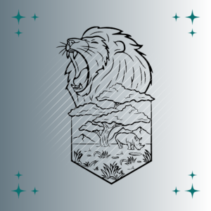 Löwe & Nashorn | Plotterdatei | SVG & PNG