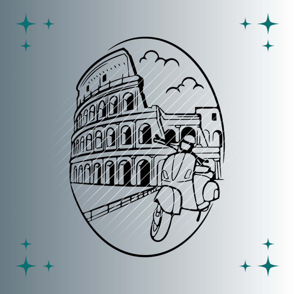Motorroller | Plotterdatei | SVG & PNG